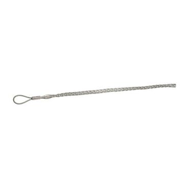 T-Basket Pulling Grip, 38.1 to 50.7 mm Cable, 914.4 mm Mesh lg, 3280 lb, Galvanized Steel