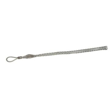T-Basket Pulling Grip, 63.5 to 76.1 mm Cable, 914.4 mm Mesh lg, 4900 lb, Galvanized Steel