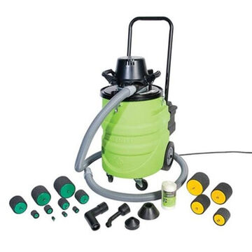 Vacuum blower Power Fishing System, 12 A, 11 gal, 120 VAC, Polyethylene