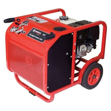 Portable Hydraulic Power Unit, 8.5 qt, 13 hp, 5-8 gpm, 2000 psi