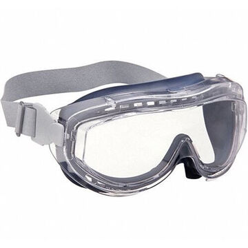 General Purpose Protective Goggle, Universal, Anti-Fog, Anti-Scratch, Clear, Traditional, Navy