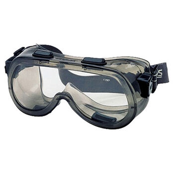 Indirect Vented Protective Goggle, Universal, Anti-Fog, Clear, Foam Lined/OTG, Smoke