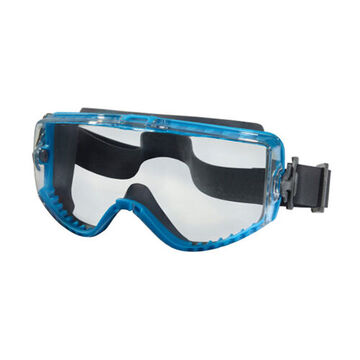 Lunettes de protection à ventilation indirecte, antibuée, transparentes, bleu aqua