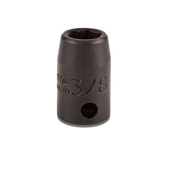 Deep Length, Magnetic Power Socket, 3/8 in Socket, 3/8 in Drive, 1-3/32 in lg, Alloy Steel