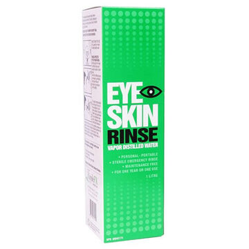 Solution Eye And Skin Rinse Portable Eyewash, 1 L Container, Bottle, 12 Months