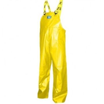 Pantalon de pluie, homme, jaune, PVC/polyester