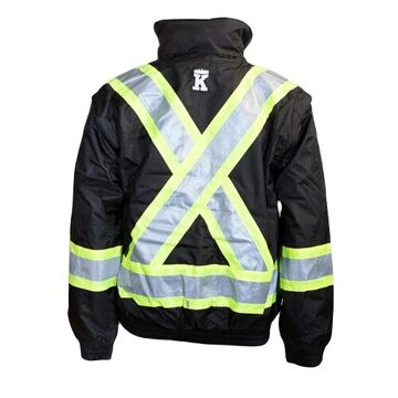 Rain Jacket, Black, Polyester