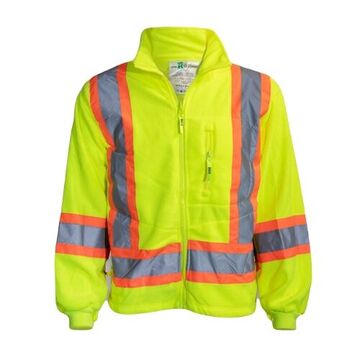 3-in-1 Rain Jacket, Lime Green, Polyester