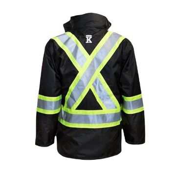 Rain Jacket, Black, Polyester