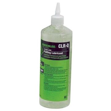 Non-Flammable Pulling Lubricant, Squeeze Bottle, 1 qt Container, Gel, Clear, 20 to 190 deg F