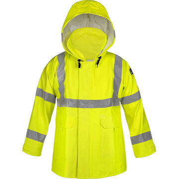 Rain Jacket, Yellow, Polyurethane