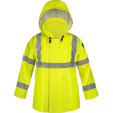 Manteau de pluie, jaune, polyuréthane