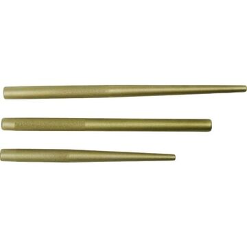 Heavy-duty Punch Set, 3 Pieces, Punch Size 3/8 To 3/4 In, Brass