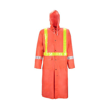 Manteau de pluie trafic tornade 601, M, orange polyester/PVC