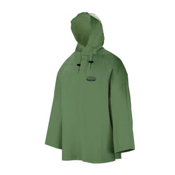 Manteau de pluie ouragan 801, M, vert, PVC/polyester