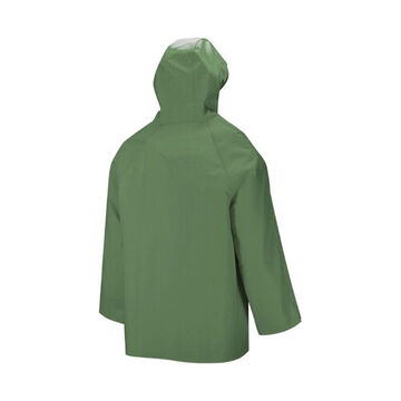 801 Hurricane Rain Jacket, L, Green, Pvc/polyester