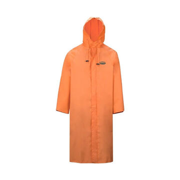 851 Hurricane Rain Coat, 2xl, Orange, Polyester/pvc