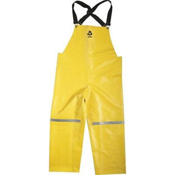 Pantalon de pluie mineur, jaune, caoutchouc néoprène