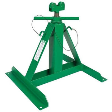 Screw Reel Stand, 2500 Lb, 24 In Lg, 22 To 54 In Ht, Steel