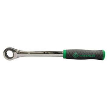 Ratcheting Wrench, Single End, 14.1 In Lg, 12 Points