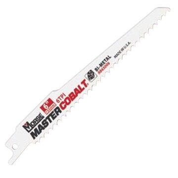 Saw Blade Reciprocating, 9 In Lg, 3/4 In Wd, 6 Tpi, Bi-metal