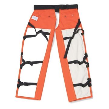 Tablier de sécurité HI-VIS, taille unique, orange, polyester, 28 pouce Coussinets de protection lg