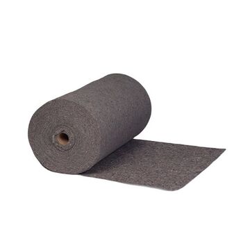 General Maintenance Rug, 300 ft lg, 36 in wd, Gray, Synthetic and Natural Recycled Fibre