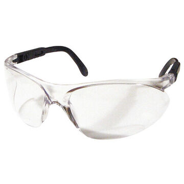 Safety Glasses, M, Anti-Fog, Scratch Resistant, Clear, Wraparound, Clear