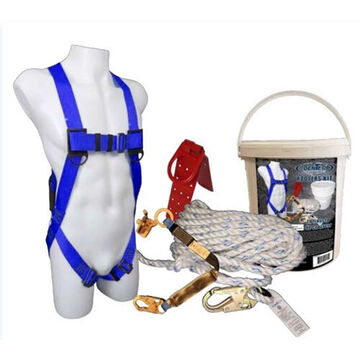 Yale Kit7 (Roofers Kit) Height Safety Kit with 2 Point Harness, 20m Auto  Rope Grab, Sling and Carry Case - LiftingSafety