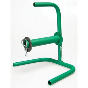 MRO Supplies - Material Handling - Shelf and Utility Carts - Reel Rope Stand,  600 ft x 3/16 in rope or 250 ft x 1/4 in rope, Steel, Green