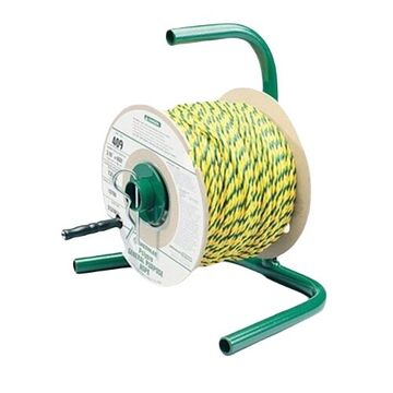 Reel Rope Stand, 600 ft x 3/16 in rope or 250 ft x 1/4 in rope, Steel, Green