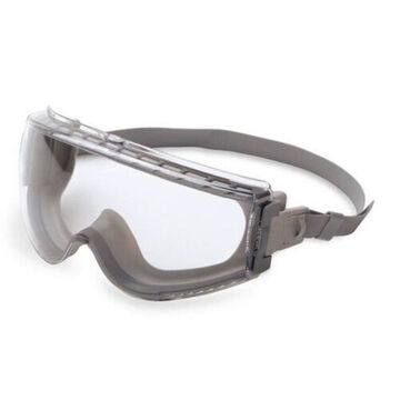Safety Glasses, Universal, Anti-Fog, Clear, Traditional, Navy