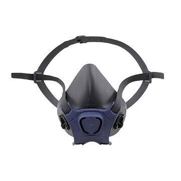 Half Mask Reusable Respirator, S, Drop Down, Blue