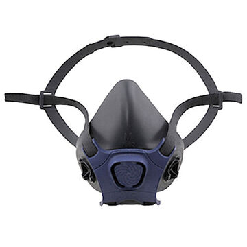 Half Mask Reusable Respirator, M, Drop Down, Blue