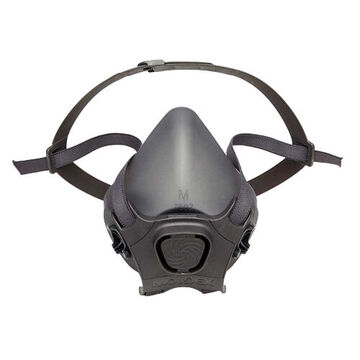 Half Mask Reusable Respirator, S, Drop Down, Gray