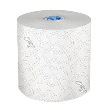 Essuie-mains en rouleau dur haute capacité, noyau bleu, 7.5 pouce wd