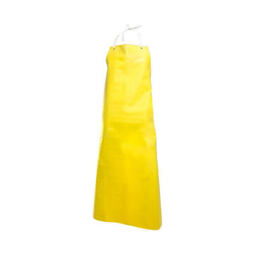 Rust-Proof Apron, 35 x 48 in, Yellow, Neoprene Rubber Polyester, 48 in lg