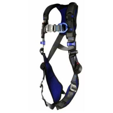 Comfort Vest Climbing/Positioning/Retrieval Safety Harness, 2XL, 310 lb, Gray, Polyester Strap