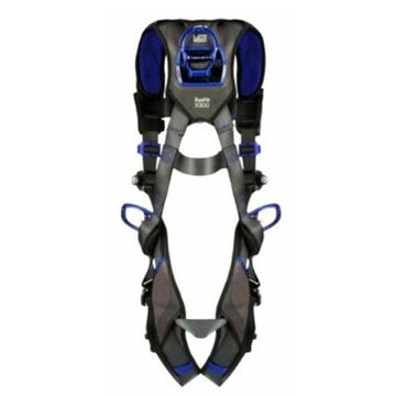 Comfort Vest Climbing/Positioning/Retrieval Safety Harness, XS, 310 lb, Gray, Polyester Strap