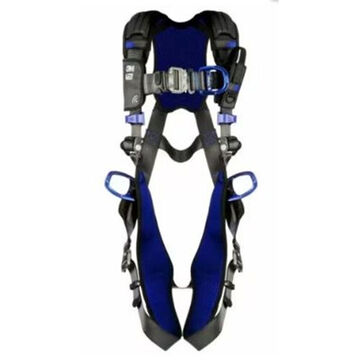 Comfort Vest Climbing/Positioning/Retrieval Safety Harness, XS, 310 lb, Gray, Polyester Strap