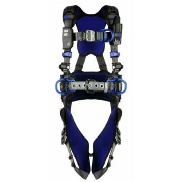 Safety Harness Comfort Construction Climbing/positioning, Xs, 310 Lb, Gray, Polyester Strap