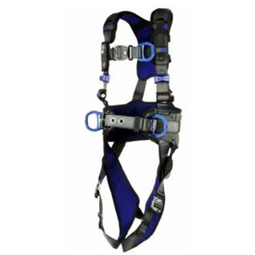 Comfort Construction Climbing/Positioning Safety Harness, XS, 310 lb, Gray, Polyester Strap