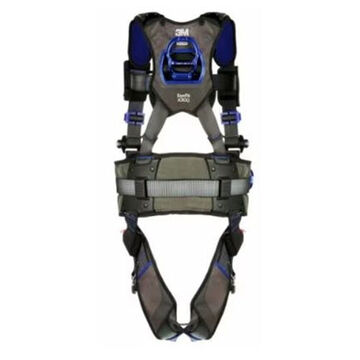 Safety Harness Comfort Construction Climbing/positioning, Xs, 310 Lb, Gray, Polyester Strap