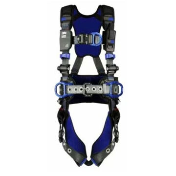 Comfort Wind Energy Climbing/Positioning Safety Harness, S, 420 lb, Gray, Polyester Strap