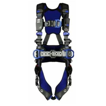 Comfort Wind Energy Climbing/Positioning Safety Harness, L, 420 lb, Gray, Polyester Strap