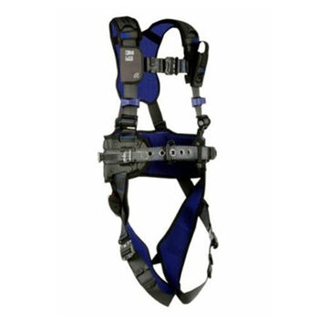 Safety Harness Comfort Mining, L, 310 Lb, Gray, Polyester Strap