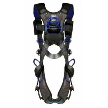 Comfort Wind Energy Climbing/Positioning Safety Harness, 2XL, 420 lb, Gray, Polyester Strap