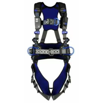 Comfort Wind Energy Climbing/Positioning Safety Harness, S, 420 lb, Gray, Polyester Strap