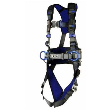 Comfort Wind Energy Climbing/Positioning Safety Harness, 2XL, 420 lb, Gray, Polyester Strap