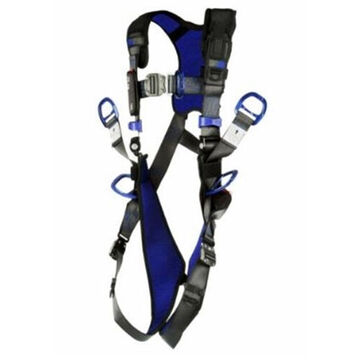 Comfort Wind Energy Climbing/Positioning Safety Harness, S, 420 lb, Gray, Polyester Strap